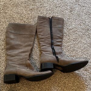 Born Taupe Heeled Boots
